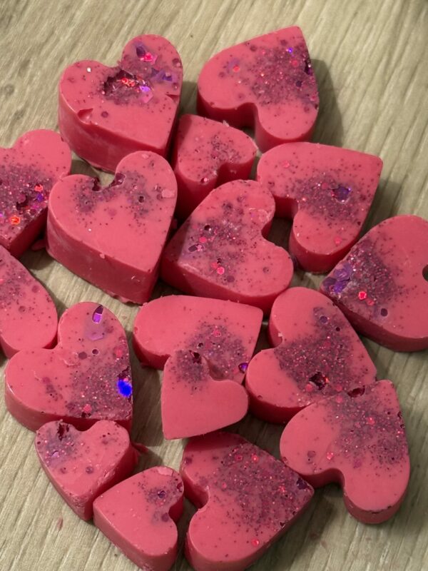 Corazones con olor a piruleta